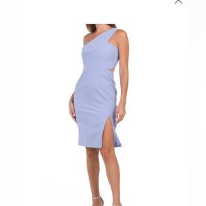 Lavender asymmetrical dress